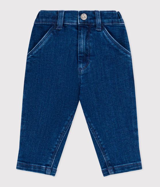 Pantalon bébé en denim bleu DENIM MOYEN