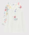 Set met 2 T-shirts lange mouwen meisjes met bloemenprint variante 1