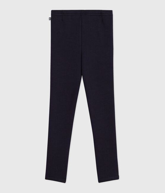 Fleece leggingbroek voor kinderen blauw SMOKING