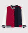 Molton Teddy babymeisje-jongen rood/wit