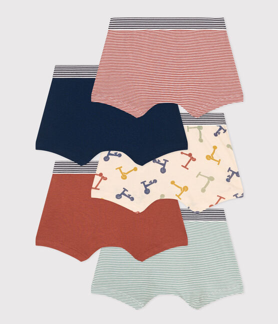 Lot de 5 boxers trottinette en coton enfant variante 1