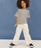 Tee-shirt manches courtes en coton enfant fille blanc AVALANCHE/ MEDIEVAL