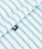 Combicourte bébé en coton éponge rayée bleu MARSHMALLOW/ AQUATIC