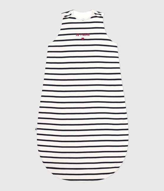 Gigoteuse bébé en coton TOG 2 blanc MARSHMALLOW/bleu SMOKING