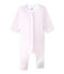 Unisex Bodyjama roze VIENNE/wit ECUME