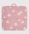 Coupe-vent enfant fleuri rose/blanc