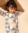 Pyjama patchwork petite fille en coton blanc AVALANCHE/ MULTICO