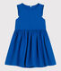 Robe sans manches enfant en lin uni