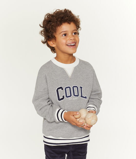 Sweatshirt jongens grijs SUBWAY CHINE