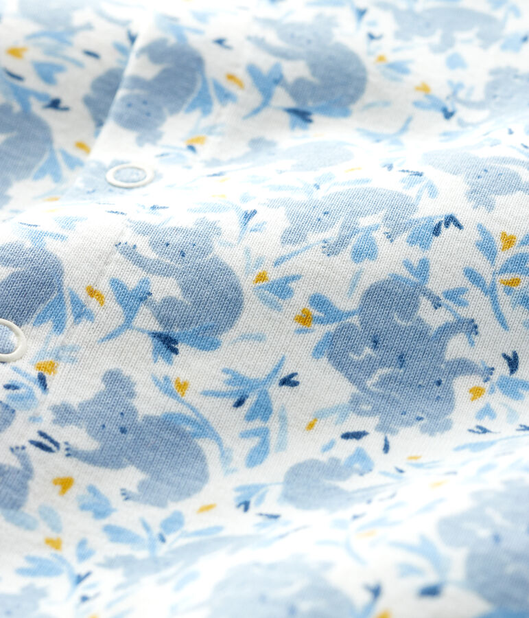 Combinaison longue &agrave; imprim&eacute; koala b&eacute;b&eacute; gar&ccedil;on en c&ocirc;te blanc/multicouleur