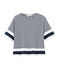Tee-shirt graphique manches courtes femme bleu SMOKING/blanc MARSHMALLOW