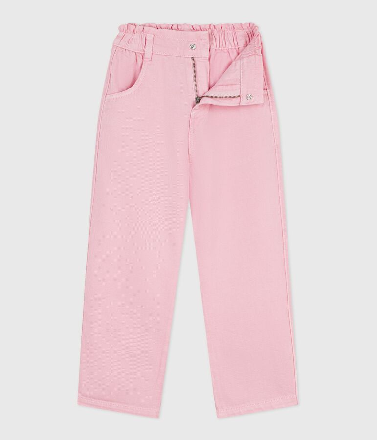 Katoenen kinderbroek roze
