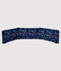 Geribde stootrand bed met jungle print voor baby