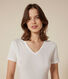 Tee-shirt l'Iconique manches courtes en côte unie femme