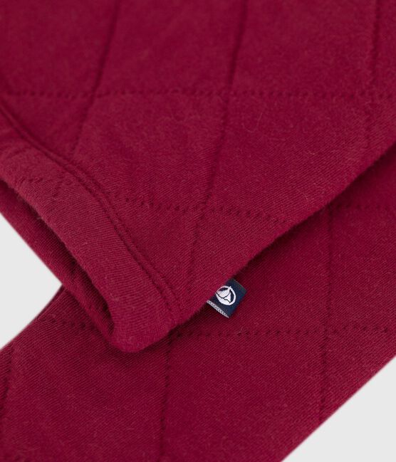 Effen katoenen cardigan voor kinderen AMARANTE