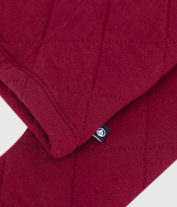 Effen katoenen vestje voor kinderen rood