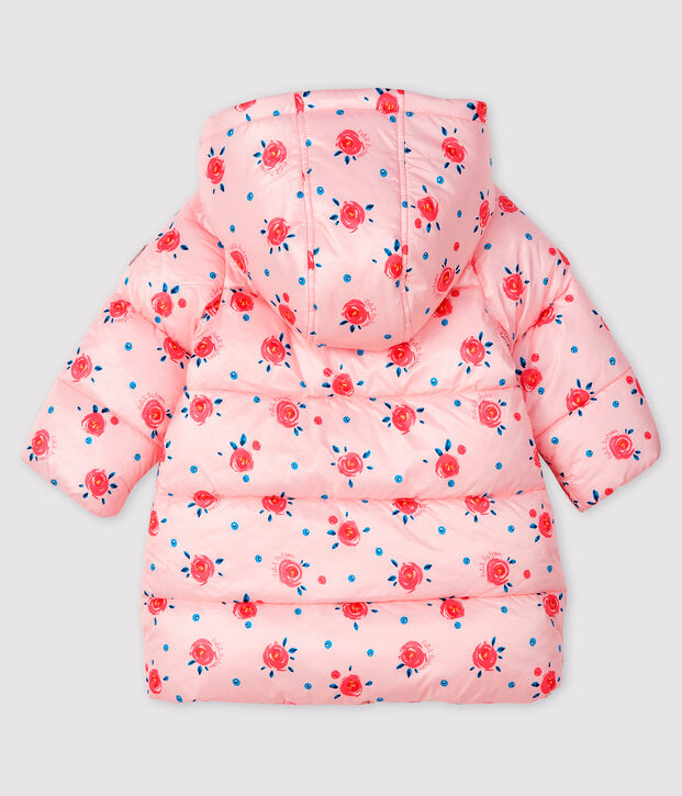 Doudoune matelass&eacute;e b&eacute;b&eacute; fille rose/multicouleur