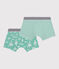 Setje met 2 katoenen boxershorts met print voor kinderen variante 1