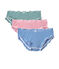 Set van 3 onderbroekjes vrouw wit .