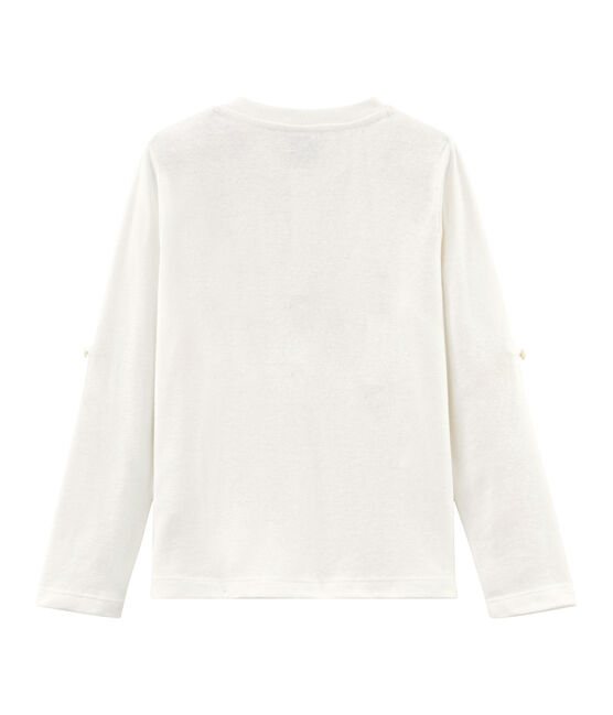 Tee-shirt enfant garcon blanc MARSHMALLOW