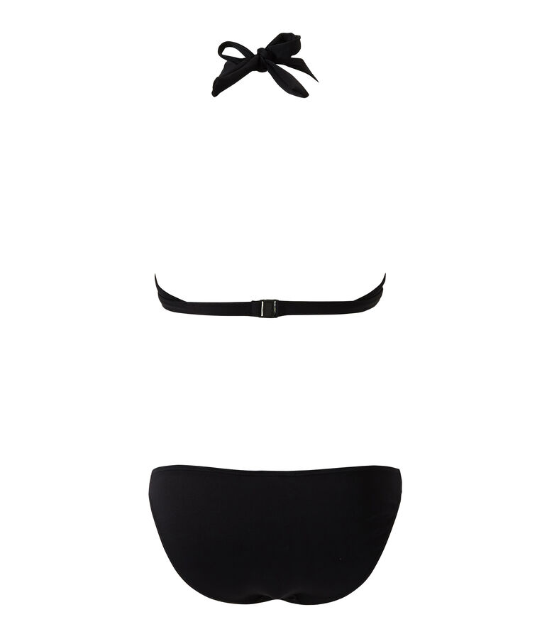 Badpak uit twee stukken vrouwen zwart NOIR