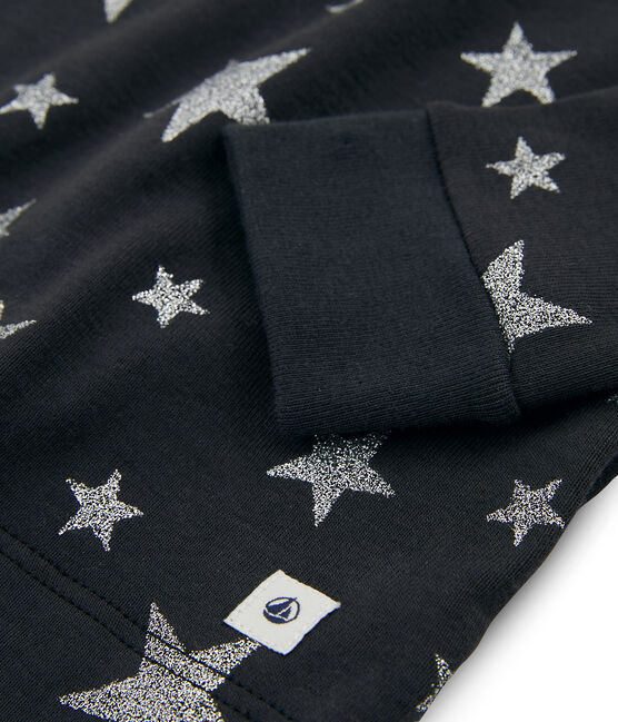 Pyjama petit garçon coupe très ajustée en côte gris CAPECOD/gris ARGENT