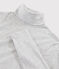 Sous-pull iconique en coton Femme gris BELUGA CHINE