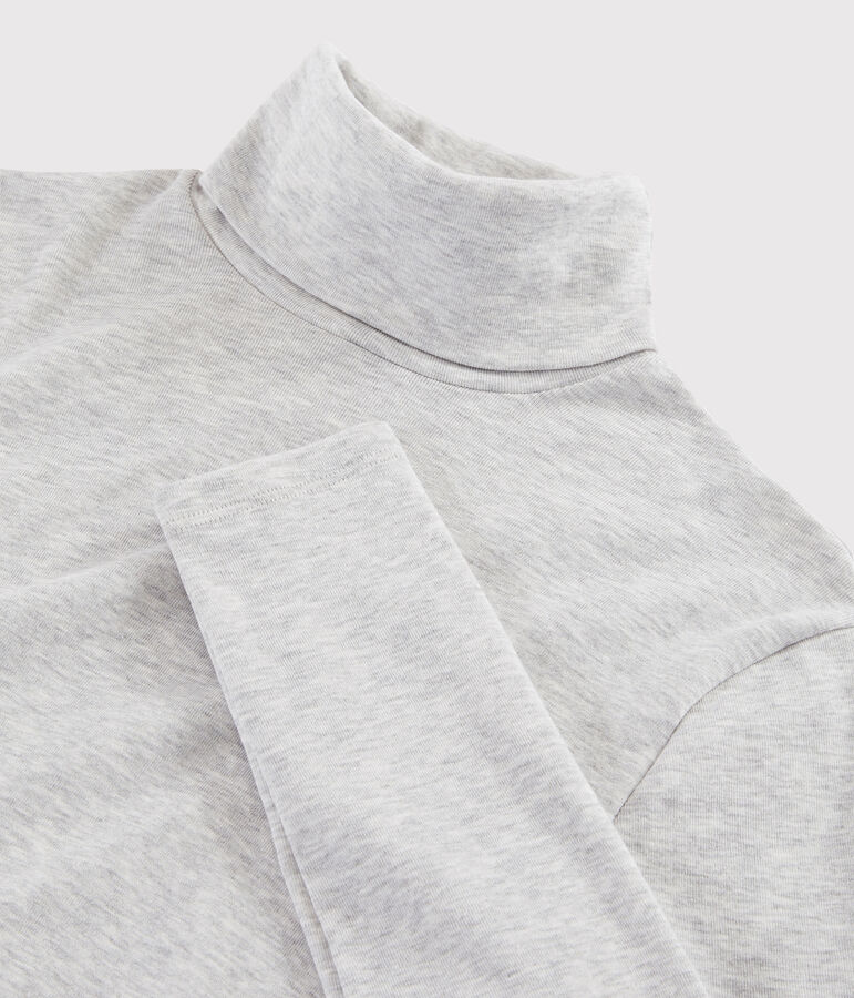 Sous-pull iconique en coton Femme gris