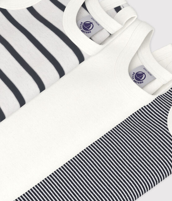 Set van 3 mouwloze body's voor baby's variante 1