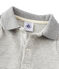 Body bébé garçon en milleraies gris SUBWAY/beige COQUILLE