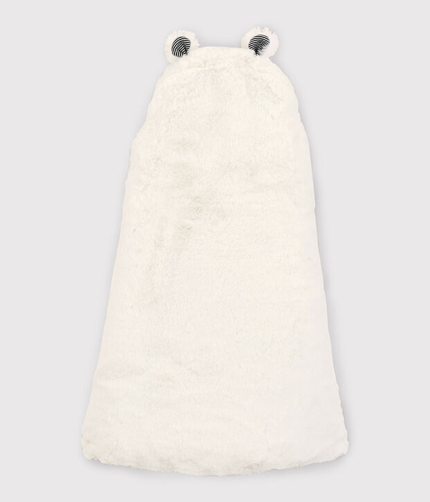 Nid d'ange b&eacute;b&eacute; en sherpa blanc