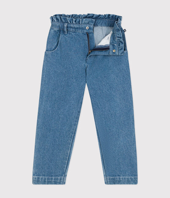 Pantalon droit en denim enfant fille ULTRA BLEACH