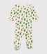 Pyjama en bouclette éponge grattée imprimée arbres bébé