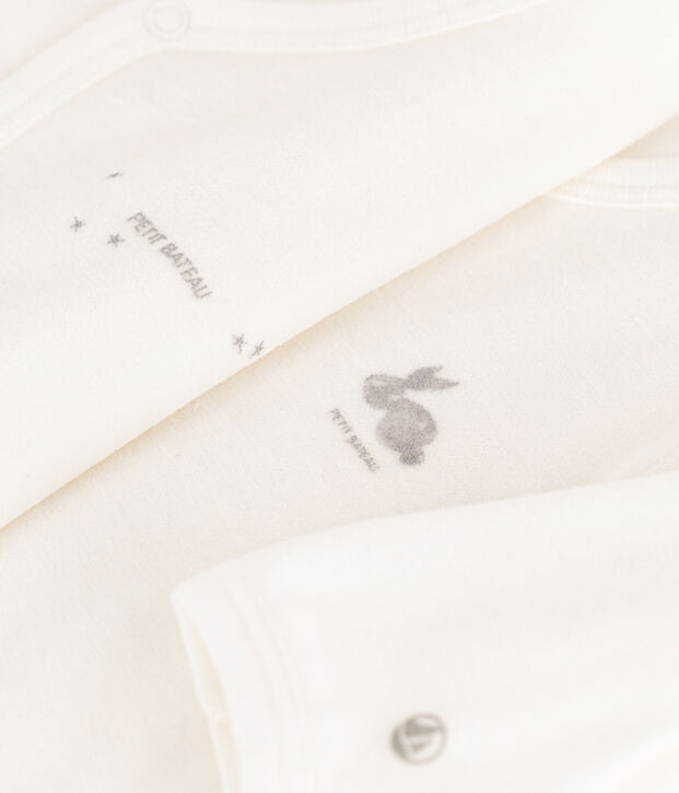 Lot de 2 pyjama b&eacute;b&eacute; en velours multicouleur