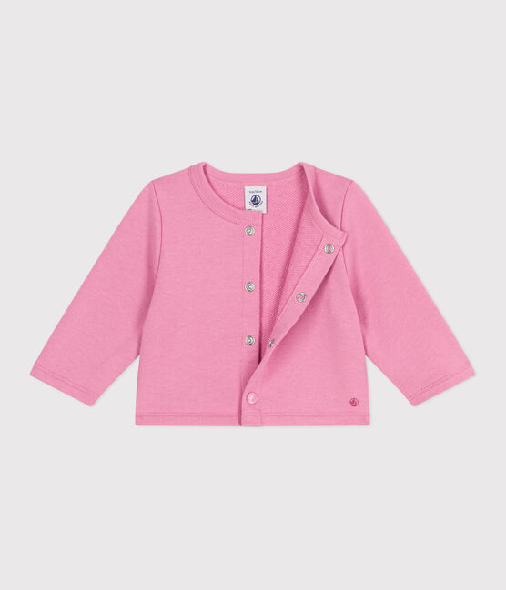 Cardigan bébé en coton uni BOUDOIR