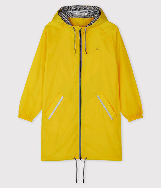 Lang windjack vrouwen geel JAUNE