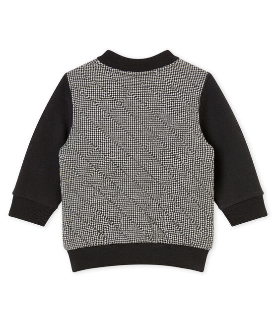 Vest in tubic met pied-de-poule voor babyjongens grijs CAPECOD/wit MARSHMALLOW