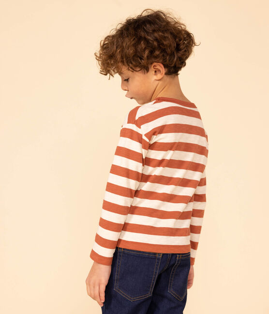 Tee-shirt manches longues en coton enfant garçon FAMEUX/ AVALANCHE