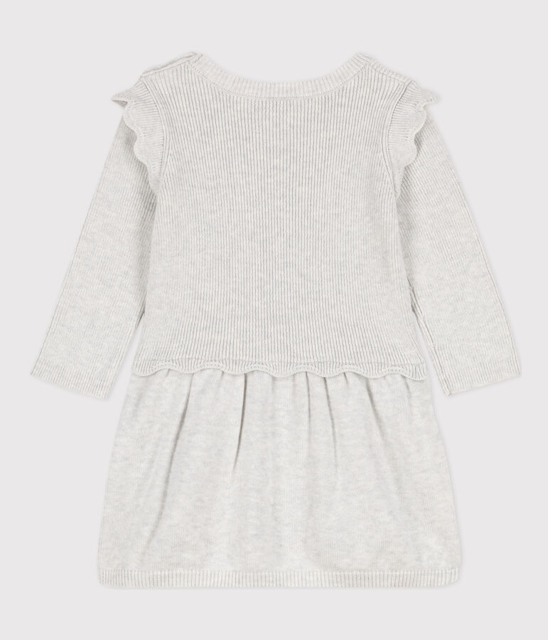 Babyjurk van wol en katoen. beige MONTELIMAR CHINE