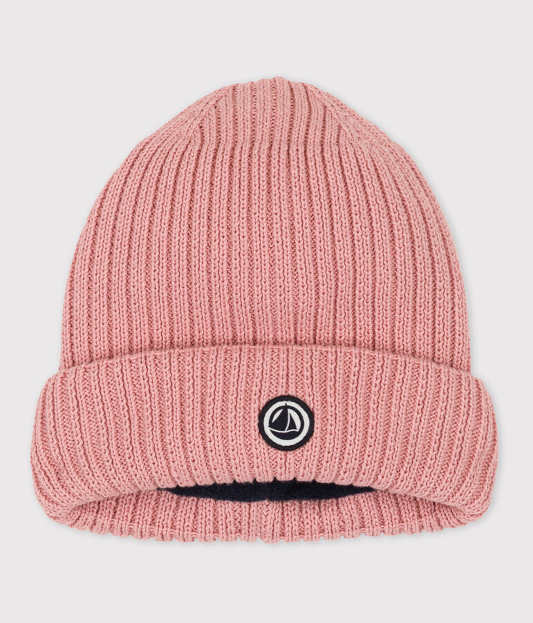 Bonnet enfant gar&ccedil;on-fille rose