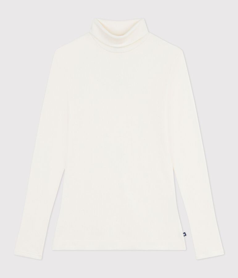 L'Iconique, coltrui in katoen en wol voor dames ecru