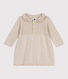 Robe manches longues en tricot de coton bébé