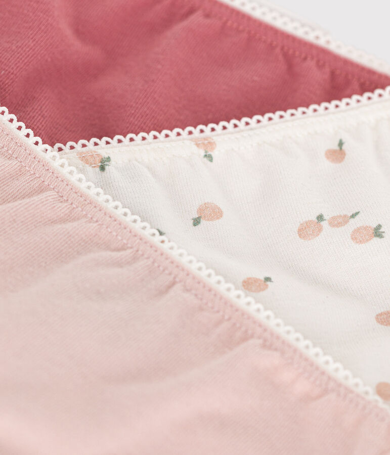 Set van 3 slips in katoen en elastaan voor kinderen multicouleur