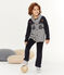 Tricot cardigan jongens grijs SUBWAY/blauw SMOKING/ CUIVRE