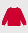 Sweatshirt en molleton enfant garçon rouge CORRIDA