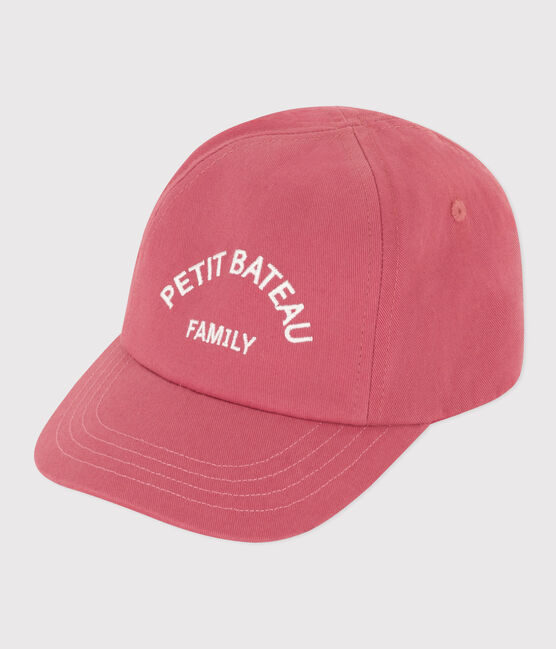 Casquette Petit Bateau Family en serge craquante bébé rose PAPI
