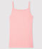 Chemise à bretelles fantaisie Femme rose CHARME/blanc ECUME