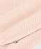 Cardigan en tricot de coton bébé rose SALINE