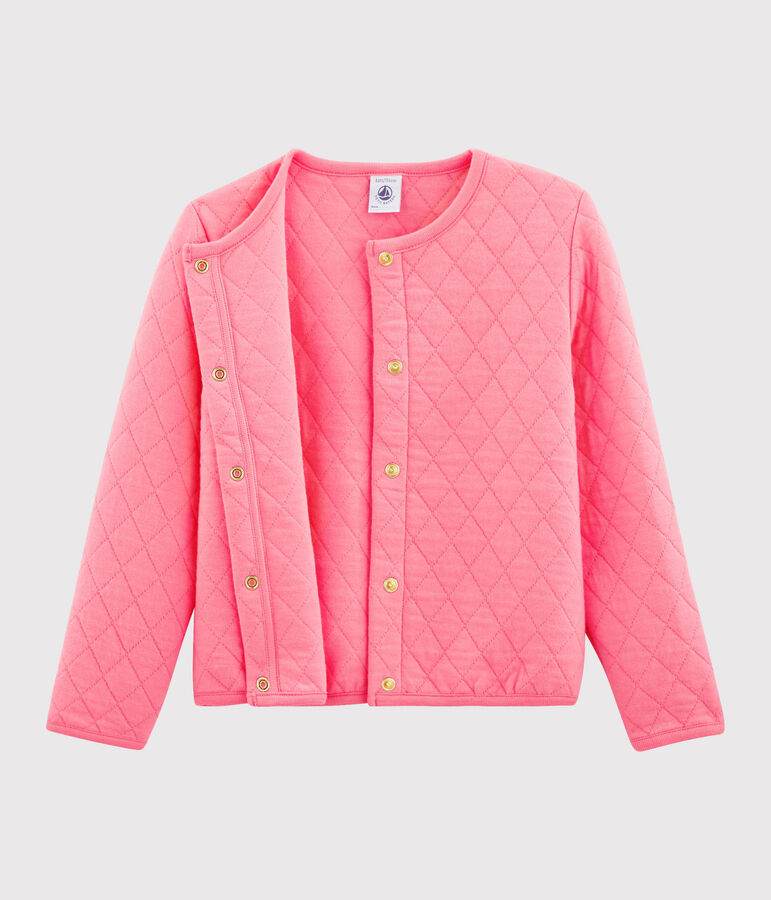 Cardigan enfant fille rose