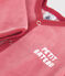 Fluwelen pyjama voor baby's roze PAPI